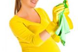 уборка и беременность