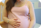 беременная женщина перед родами